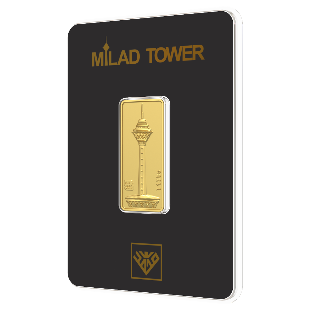 800.1 Milad tower 24 carat gold bar 0.800 grams